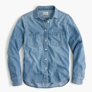 SOLD J.Crew Everyday Chambray Shirt